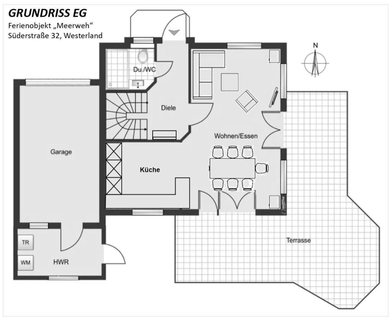 Ferienhaus Meerweh Sylt 韦斯特兰 外观 照片